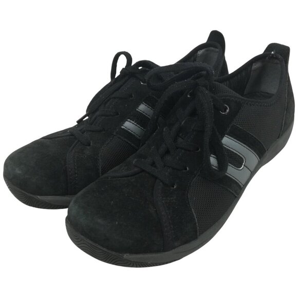 Dansko Shoes - Dansko Heidi Black Suede Lace Up Comfort Sneaker Size 38 US 8 Shoes Walking